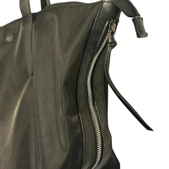 Botkier New York Bond Tote Bag Nylon Zipper Carryall in Black - Picture 6 of 8